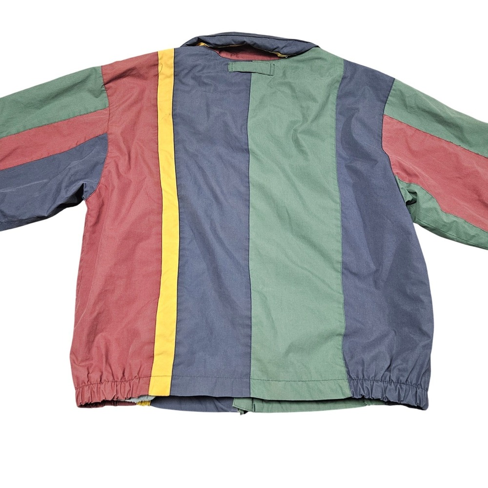 Vintage‎ Club Europa Jacket Size 40 Colorblock Retro 80s 90s Streetwear Stripe - Picture 2 of 8